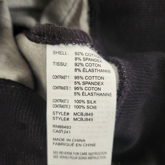 Blanc Noir Hoodie Jacket Size S Black Gray, full zip. Great for travel - Picture 9 of 10